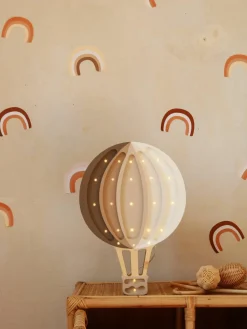 Handgemaakte LED-kinderlamp Hot Air Baloon met timerfunctie en afstandsbediening, dimbaar