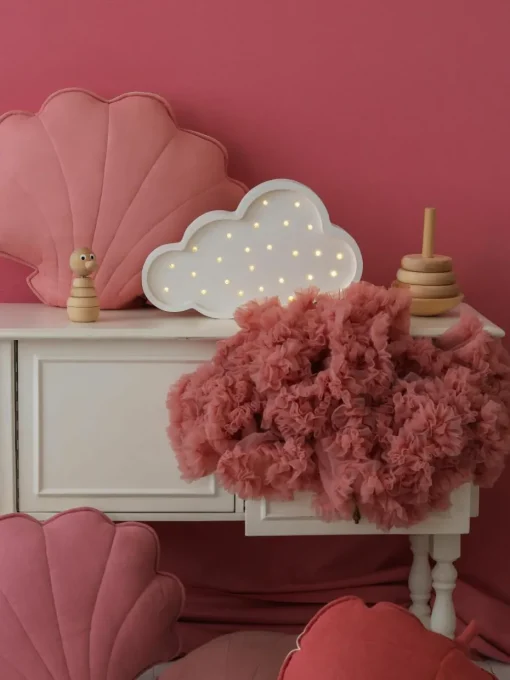 Handgemaakte LED-kinderlamp Cloud met timerfunctie en afstandsbediening, dimbaar