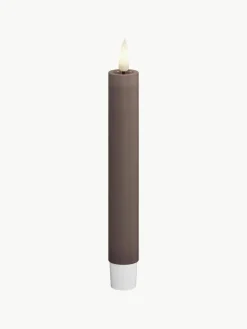 Handgemaakte LED-steekkaarsen Real Flame, H 15 cm, 2 stuks