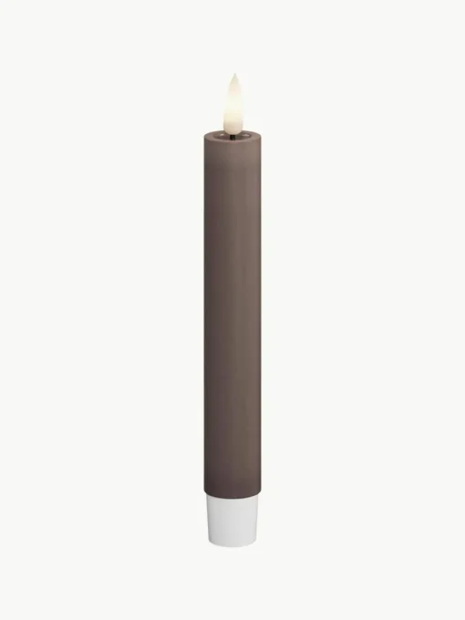 Handgemaakte LED-steekkaarsen Real Flame, H 15 cm, 2 stuks