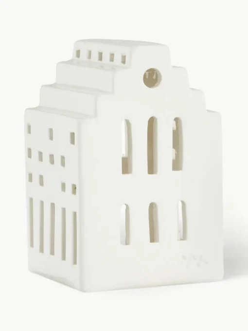 Handgemaakte lichthuisje Urbania van keramiek