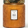 Handgemaakte 2-lonts geurkaars Japonica Collection (amberhars, sandelhout, ceder en vanille-orchidee)