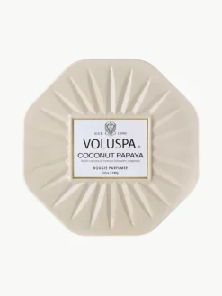 Handgemaakte 3-lonts geurkaars Bougie Parfumee (kokosnoot, mangobloesem & papaja)