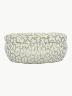 Handgemaakte 3-lonts geurkaars Maison Blanc (eucalyptus, kardemom, saliekleurig & hinoki-schors)