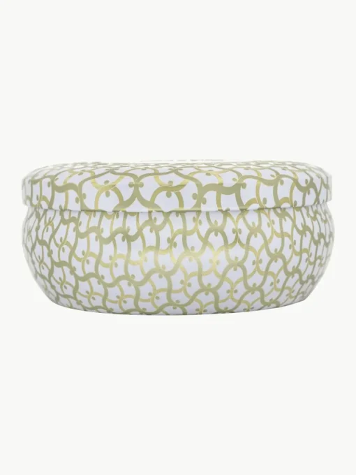 Handgemaakte 3-lonts geurkaars Maison Blanc (eucalyptus, kardemom, saliekleurig & hinoki-schors)