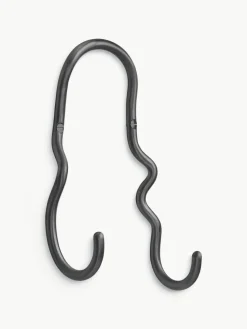 Handgemaakte messing wandhaak Curvature