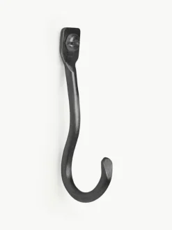 Handgemaakte messing wandhaken Curvature, 3 stuks