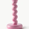 Handgemaakte metalen kandelaar Twister