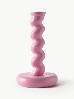 Handgemaakte metalen kandelaar Twister