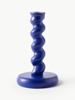 Handgemaakte metalen kandelaar Twister