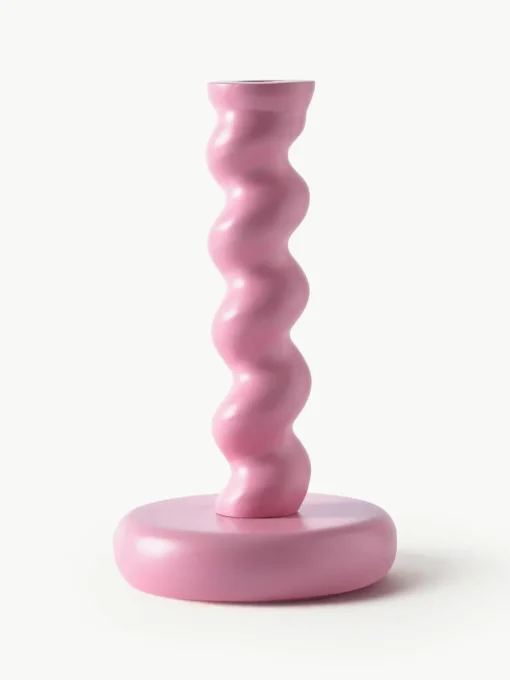 Handgemaakte metalen kandelaar Twister