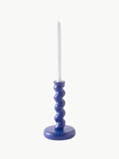 Handgemaakte metalen kandelaar Twister