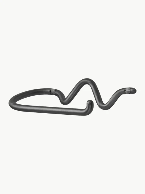 Handgemaakte metalen wandtoiletrolhouder Curvature