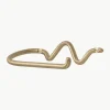 Handgemaakte metalen wandtoiletrolhouder Curvature