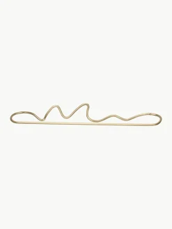 Handgemaakte metalen wandhanddoekhouder Curvature