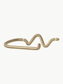 Handgemaakte metalen wandtoiletrolhouder Curvature