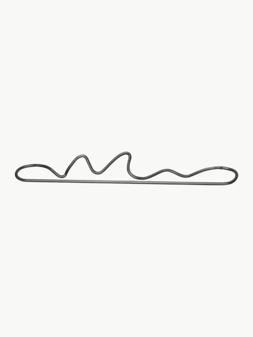 Handgemaakte metalen wandhanddoekhouder Curvature