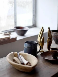 Handgemaakte mokken Cloe met reactief glazuur, set van 3