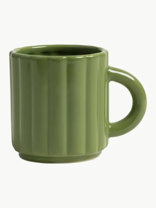 Handgemaakte mokken Tube, set van 6
