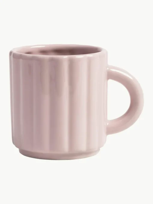 Handgemaakte mokken Tube, set van 6