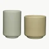 Handgemaakte multifunctionele containers Deux Pots, 2-delig