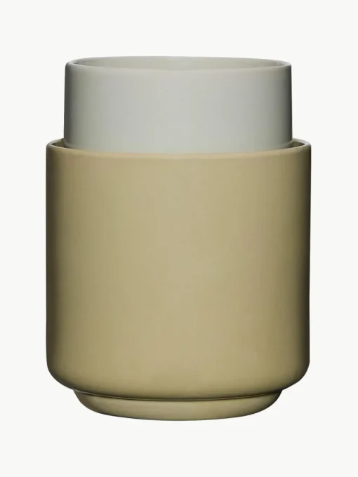 Handgemaakte multifunctionele containers Deux Pots, 2-delig