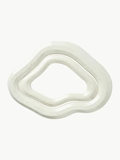 Handgemaakte onderzetters Nordic Vanilla, 2-delig