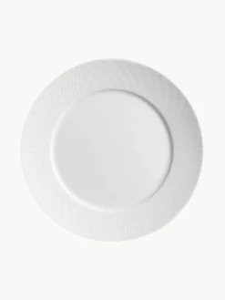 Handgemaakte ontbijtborden No. 41 van porselein, 2 stuks