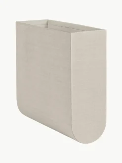 Handgemaakte opbergdoos Curved, B 12 cm