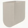 Handgemaakte opbergdoos Curved, B 20 cm