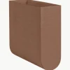Handgemaakte opbergdoos Curved, B 12 cm