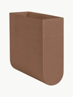 Handgemaakte opbergdoos Curved, B 12 cm