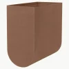 Handgemaakte opbergdoos Curved, B 20 cm
