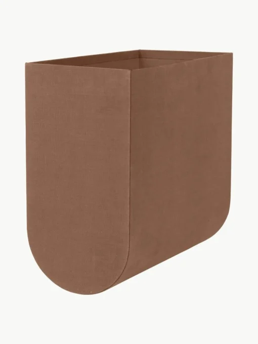 Handgemaakte opbergdoos Curved, B 20 cm