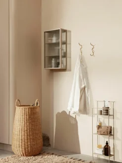 Handgemaakte opbergmand Laundry van rotan