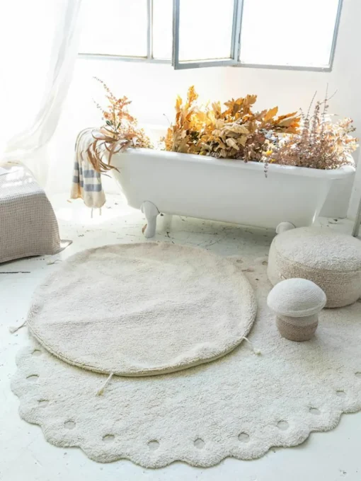 Handgemaakte opbergmand Mushroom met deksel, H 38 cm