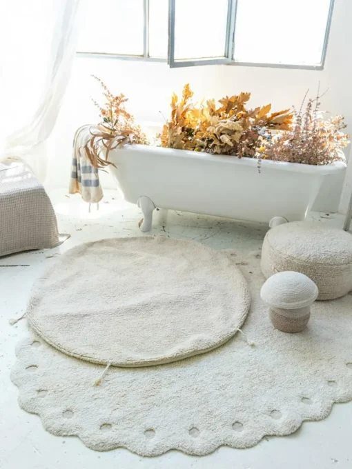 Handgemaakte opbergmand Mushroom met deksel, H 38 cm