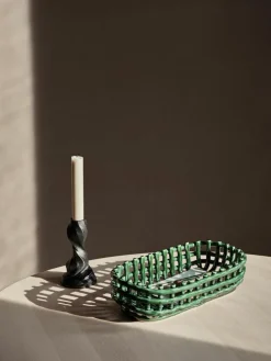 Handgemaakte opbergmand Nalan van keramiek