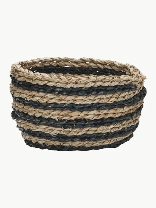 Handgemaakte opbergmanden Zola van zeegras, 2-delig