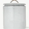 Handgemaakte opbergpot Nordic Sand