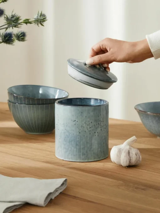 Handgemaakte opbergpot Nordic Sea