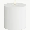 Handgemaakte outdoor LED kaars Real Flame, H 10 cm