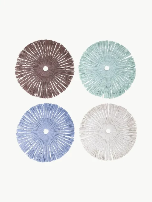 Handgemaakte placemats Tovaglietta, 4-delig