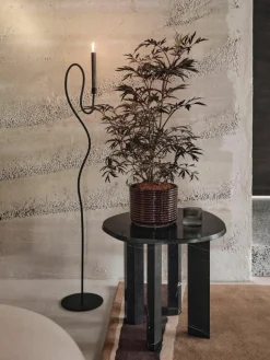Handgemaakte plantenpot Corduroy