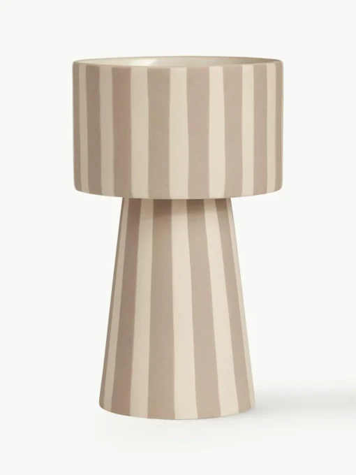Handgemaakte plantenpot Toppu, H 24 cm