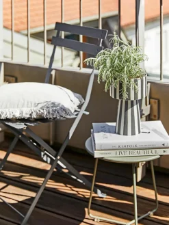 Handgemaakte plantenpot Toppu van keramiek, H 24 cm