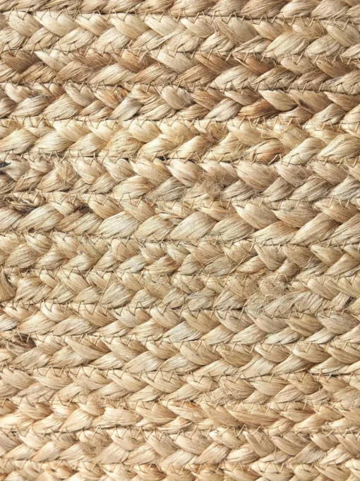 Handgemaakte poef Bono van jute