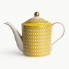 Handgemaakte porseleinen theepot Chess, 1.1 L