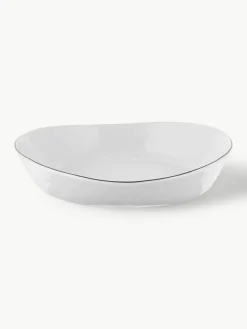 Handgemaakte porseleinen schalen Salt, Ø 20 cm, 2 stuks
