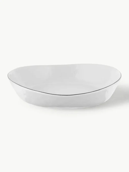Handgemaakte porseleinen schalen Salt, Ø 20 cm, 2 stuks